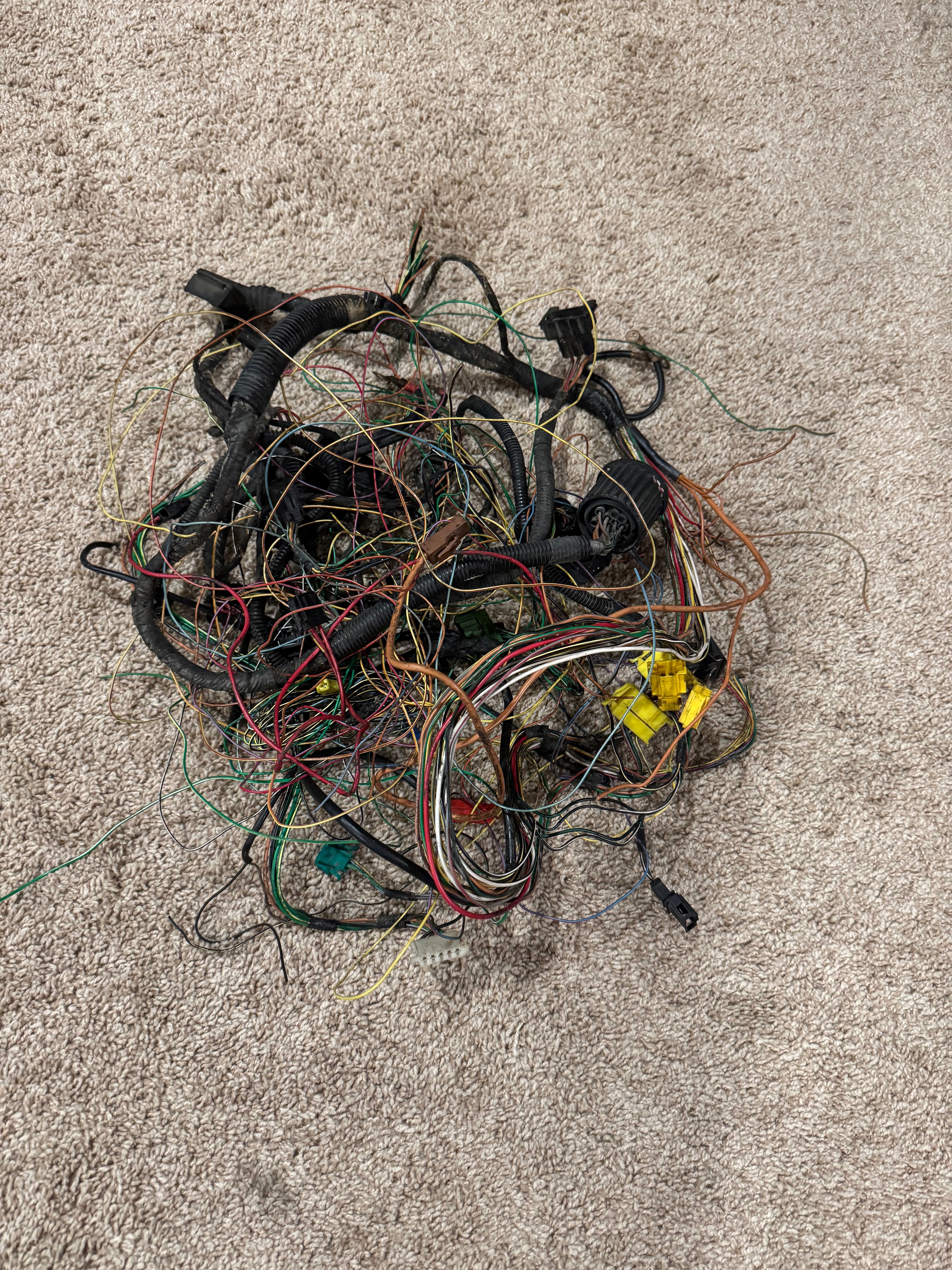 Harness stripping